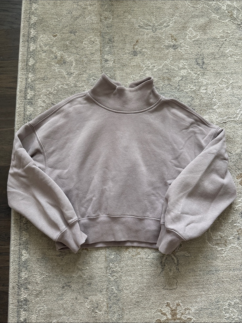 Abercrombie & Fitch Mauve Taupe Mock Neck Sweater